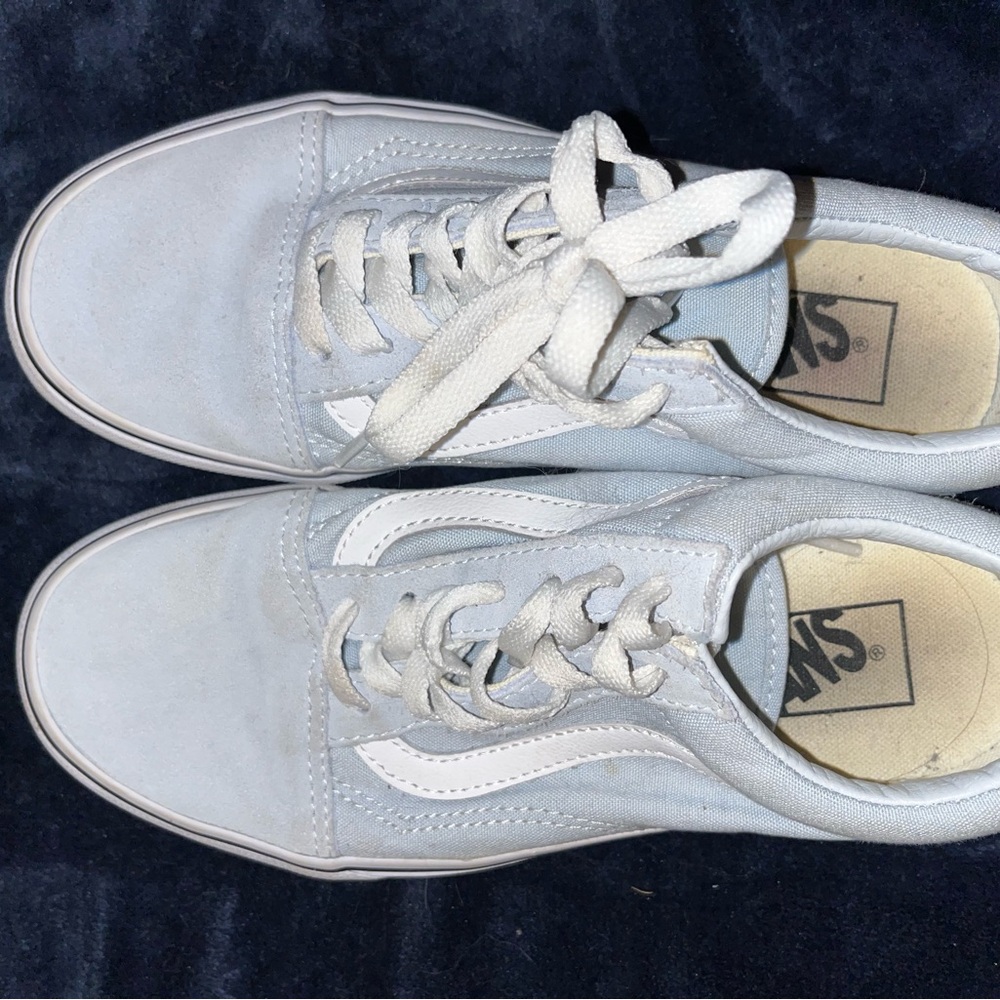 Vans Sky Blue and White Sneakers